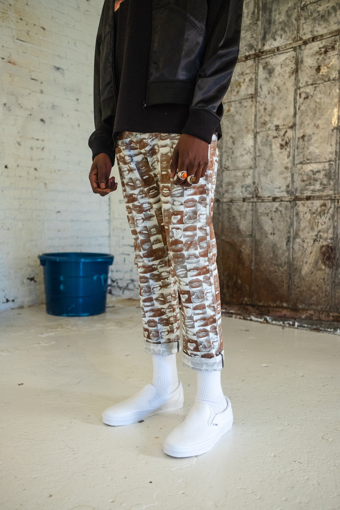 H E I R S 'Casual Intimacy' Graphic Painters Pants