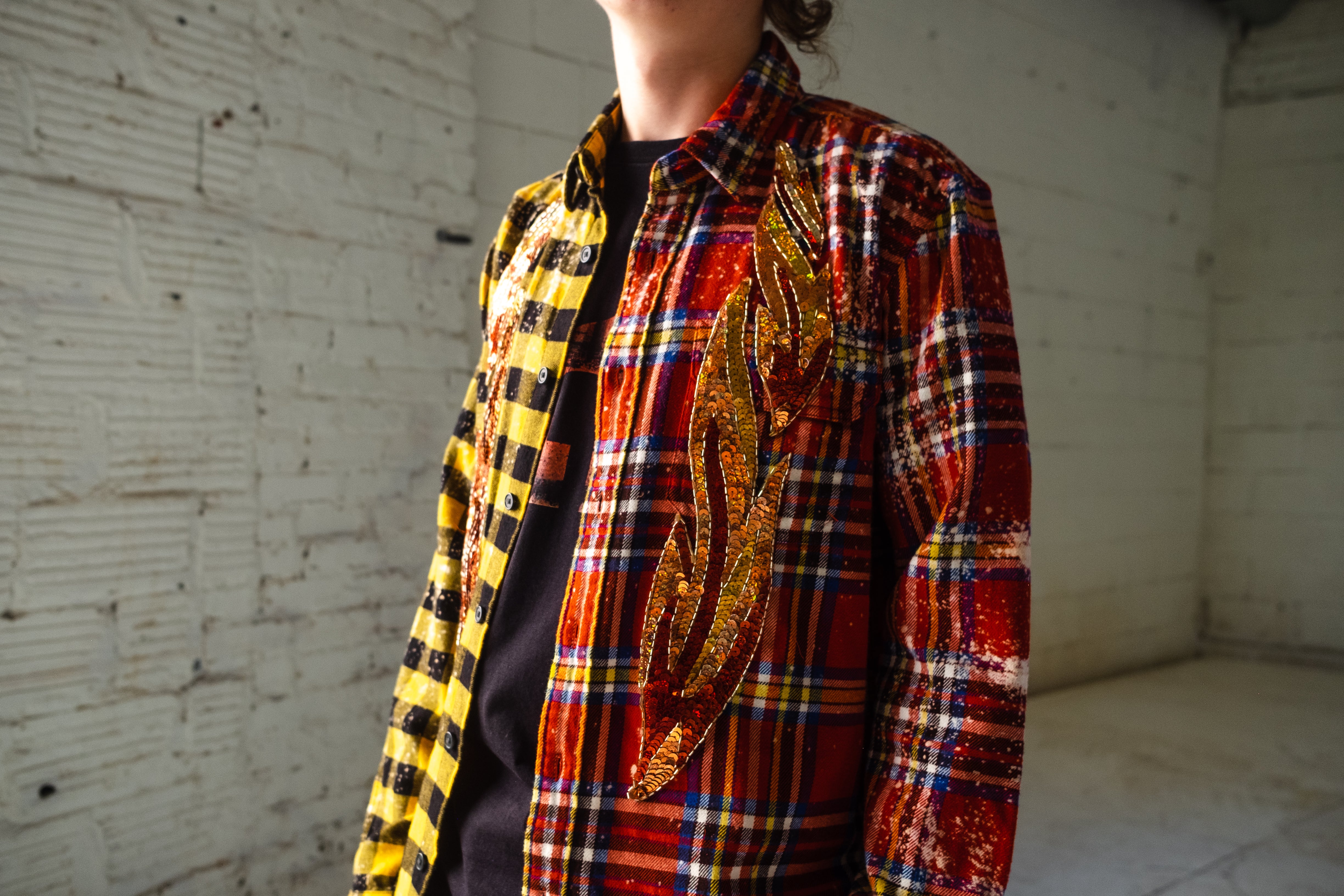 H E I R S 'Lovers & Drifters' Multi Panel Flannel